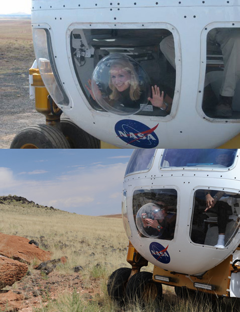      —   " "    .         Technology Review   (Brittany Sauser),       (Brent Garry),    Desert RATS ( Brittany Sauser/Technology Review, NASA).