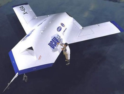        "" Boeing J-UCAS,   X-45A.           .      ""        (   spyflight.co.uk).