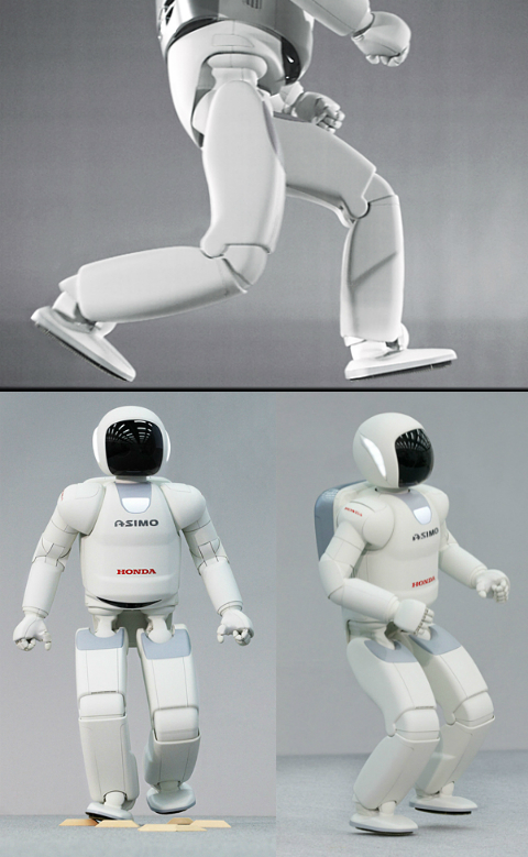 фото как робот ASIMO двигается и бегает