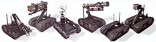 Фото: Роботы Talon могут оснащаться пулеметами M240 или M249