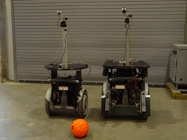 Робот-футболист на базе самоката Segway