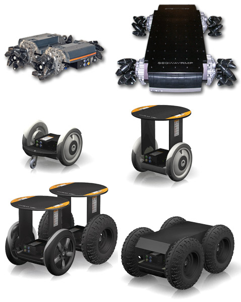    Segway: RMP 50 Omni  RMP 400 Omni, RMP 50  RMP 100, RMP 200/200 ATV  RMP 400 ( Segway).