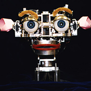Проявили ли вы больше милосердия, если б за вами наблюдал пучеглазый робот? (фото с сайта nicve.salford.ac.uk).