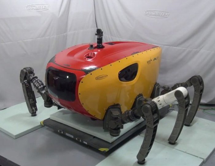 робот-краб Crabster CR200 исследует места кораблекрушений