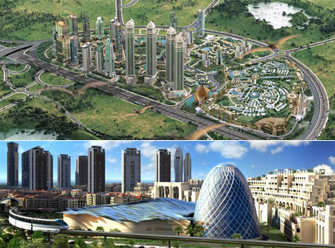 City of Arabia станет одним из привлекательных районов Дубая и вместит в себя множество деловых и административных учреждений, школ и больниц, апартаментов, магазинов, галерей, ресторанов и прочее-прочее. Внизу: так будет выглядеть Restless Planet снаружи.