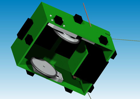 3D модель корпуса робота -тараканище
