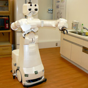 Наряду с этим андроидом в рамках проекта IRT создаются ещё три робота-ассистента, которых японцы обещают показать ближе к середине декабря (фото с сайта robot.watch.impress.co.jp).