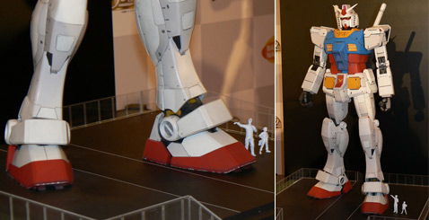 О размерах будущего сооружения позволяет судить его готовый макет в масштабе 1:30 (фото с сайта robot.watch.impress.co.jp). 