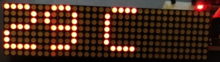 Пример работы проекта ардуино
