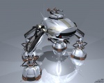 3D Монстр-киборг - Роботы - разрушители