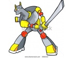 робот с мечом - Роботы Ниндзя