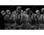 Человекоподобные андроиды 3D анимация 64 - Торговые роботы