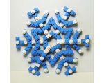 Снежинки из блоков лего 6 - конструируем из ЛЕГО на Новый год 