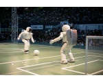 игра в футбол - Роботы Японии