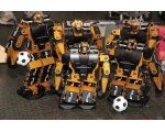 выставка роботов-футболистов - роботы в футболе
