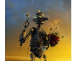 Робот с горшком цветков - RoboART