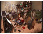робот в комнате - Роботы с Аниме