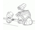 два робота - Раскраска-роботы