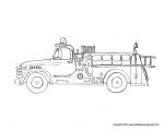 грузовик 43 - раскраски лего