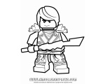 чёрно-белые ninja go 39 - Раскраски лего ниндзя го