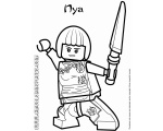 чёрно-белые ninja go 42 - Раскраски лего ниндзя го