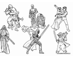 Дройды и дройдики атакуют 19 - Раскраски лего Звёздные войны