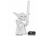 Мастер Йода 8 - Раскраски лего Звёздные войны