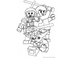 LEGO битва и сражение человечеков 30 - Раскраски лего Звёздные войны