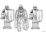 Дарт Вейдер и другие 15 - Раскраски лего Звёздные войны