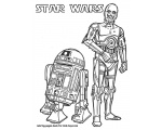 R2D2 робот - помощник 39 - Раскраски лего Звёздные войны