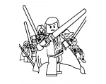 LEGO битва и сражение человечеков 33 - Раскраски лего Звёздные войны