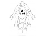 lego скелетон - воин 15 - Раскраска Лего монстры и супер герои