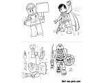 4 lego героя на одном фото 49 - Раскраска Лего монстры и супер герои