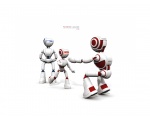 Robo familie - wallpaper