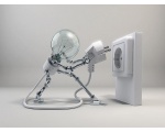 Робот-лампочка - Мультяшные боты