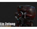 3D макеты Лина Зефанга - управляемый дроид 286 - Робоарт