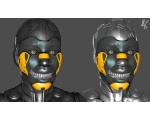 3Д лицевая маска и плечевые суставы киборгов 40 - Робоарт