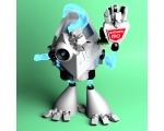 3D-рисунки бота - боевого дроида 19 - Робоарт