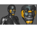 3Д лицевая маска и плечевые суставы киборгов 43 - Робоарт
