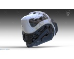 Трёхмерный шлем воина света 344 - Робоарт