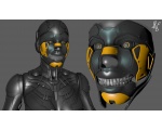 3Д лицевая маска и плечевые суставы киборгов 42 - Робоарт