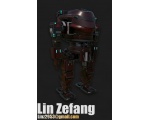 3D макеты Лина Зефанга - управляемый дроид 284 - Робоарт