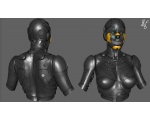 3Д лицевая маска и плечевые суставы киборгов 46 - Робоарт