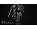 3D макеты Лина Зефанга - управляемый дроид 288 - Робоарт
