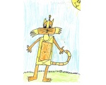 Железная кошка, 2 В - Рисуют дети