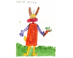Робот кролик, 2 В - Рисуют дети