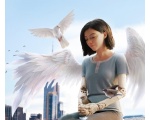Нежное фото с белыми голубями 70 - Алита-боевой ангел