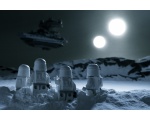 4 робота в снегу - Star Wars