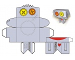 схема - Робоигрушки из бумаги