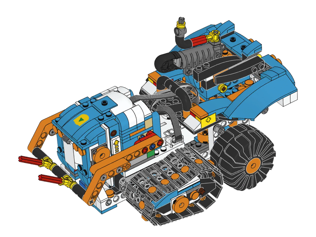 МульТРактор-4 из lego boost 17101